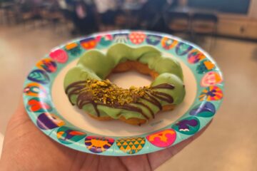 Pistachio-Chocolate Mochi Doughnut Epcot Food & Wine Connections Cafe