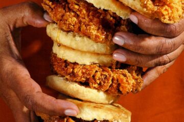 Popeyes Honey Chicken Biscuit promotional image