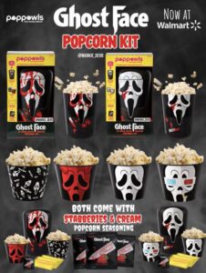 Poppowls Ghost Face Popcorn