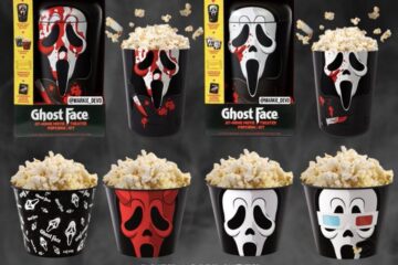 Poppowls Ghost Face Popcorn