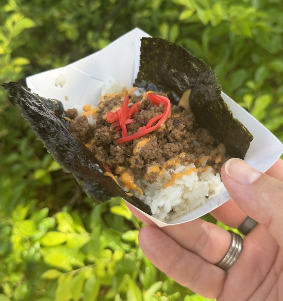 Spicy Temaki Hand Roll at Japan Global Marketplace