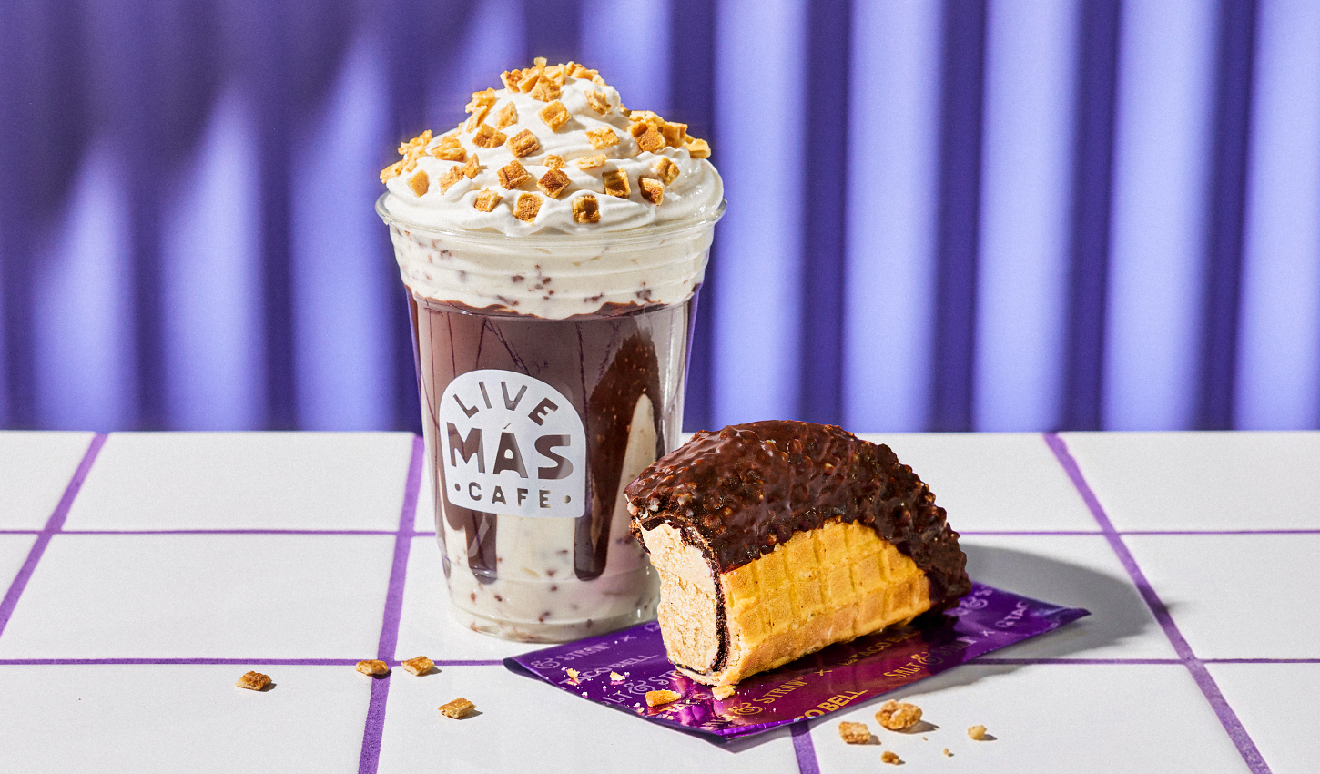 Taco Bell Ice Cream taco promotional image