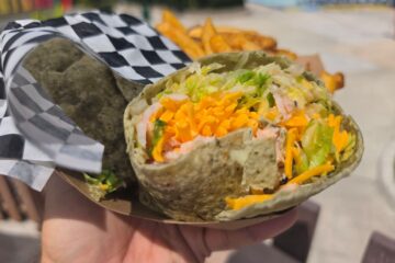 Turkey Wrap Kids Meal at Surfside Cafe Adventure Island