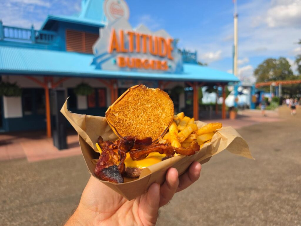 Altitude Burger Smash Burger SeaWorld Orlando