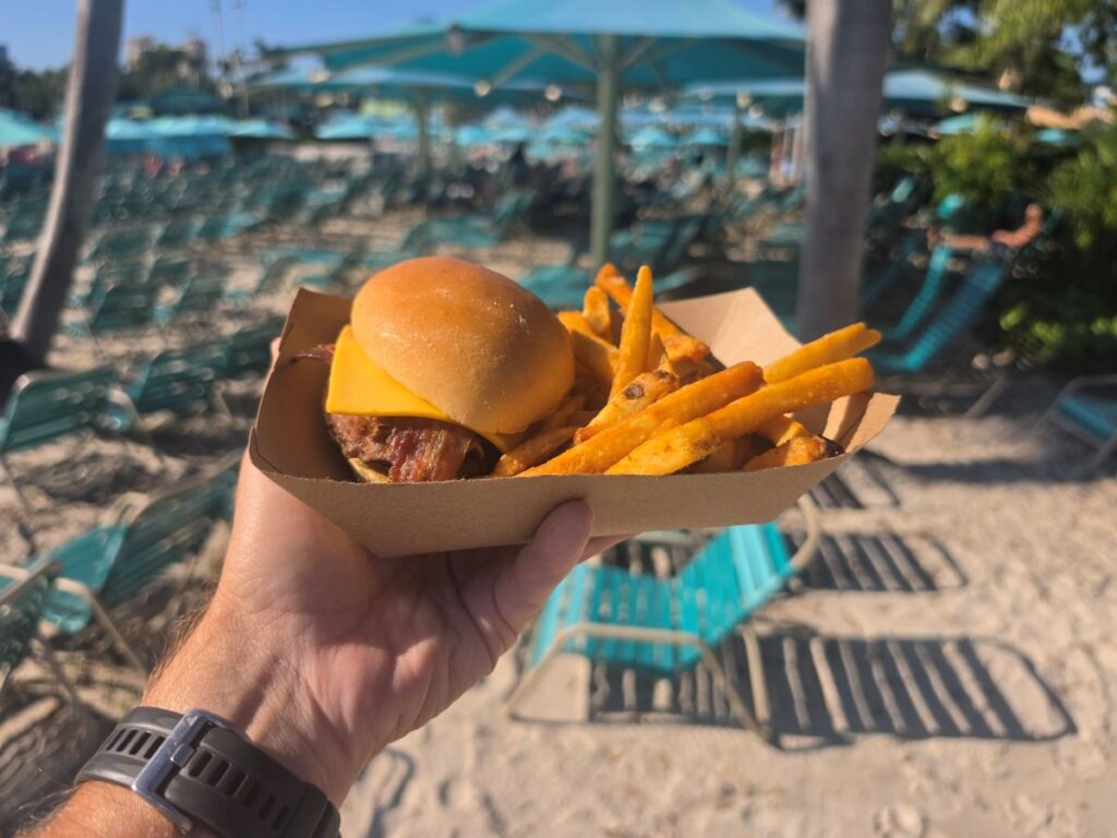 Aquatica Orlando Bacon Cheeseburger 
