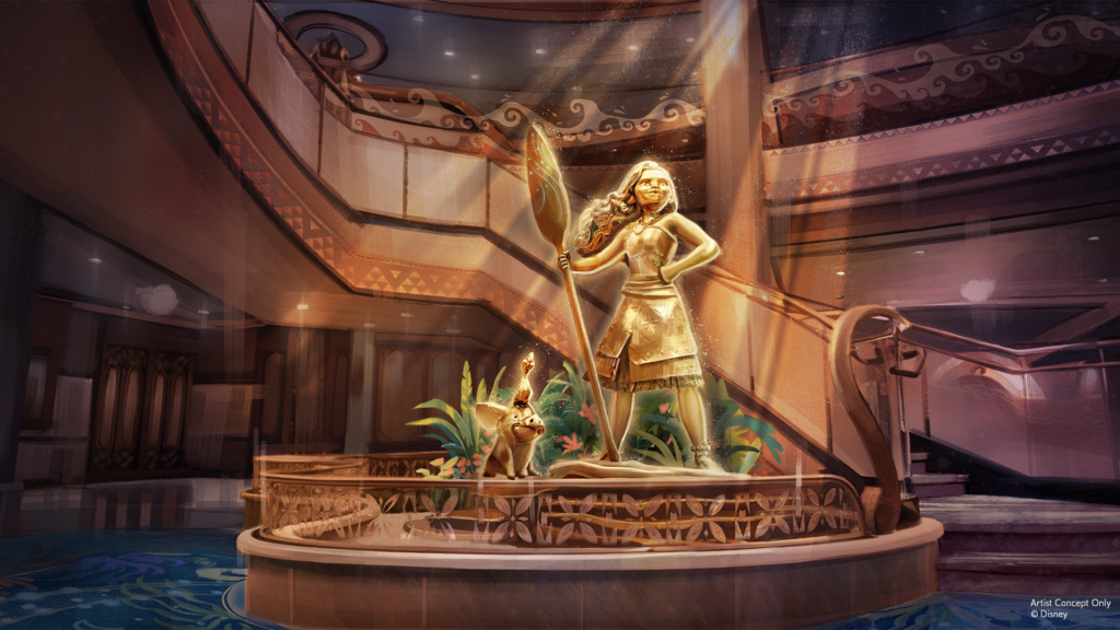 Disney Believe Cruise Ship atrium