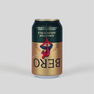 upside-down can showing superhero in action