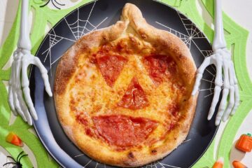 CPK's Jack-O-Lantern Pizzas are available all month long