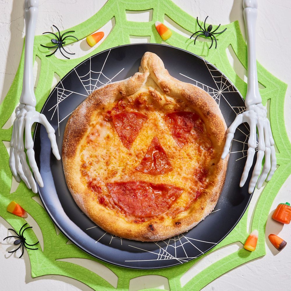 CPK's Jack-O-Lantern Pizzas are available all month long