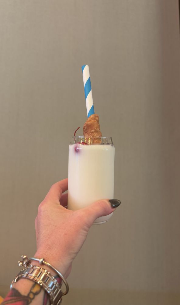 Cannoli Milkshake at Epcot 
Food & Wine Festival