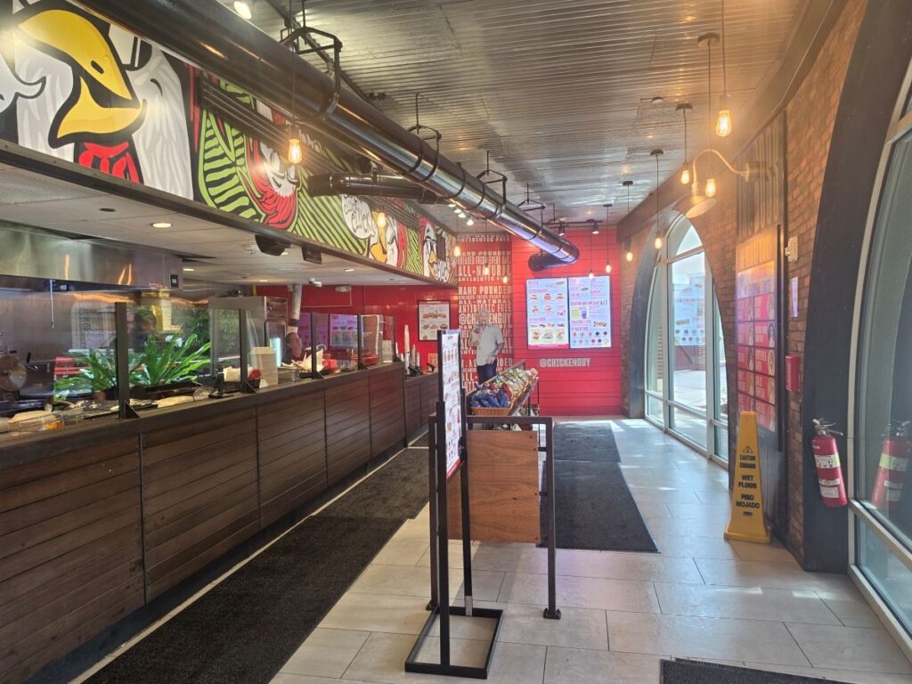 Chicken Guys Disney Springs interior area for ordering