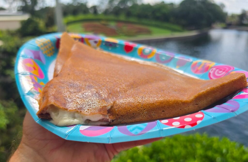 Cream of Brie Galette France Pavilion Epcot Disney World from Crêpes À Emporter