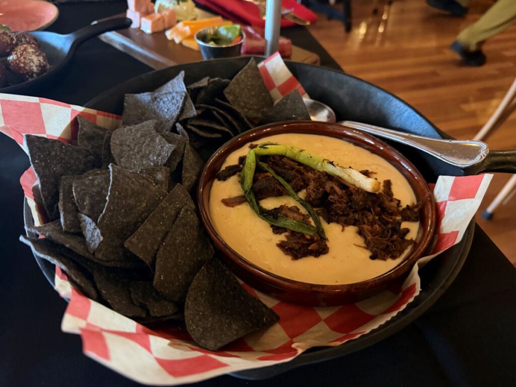 Queso Fundido at Diamond Horseshoe Lounge