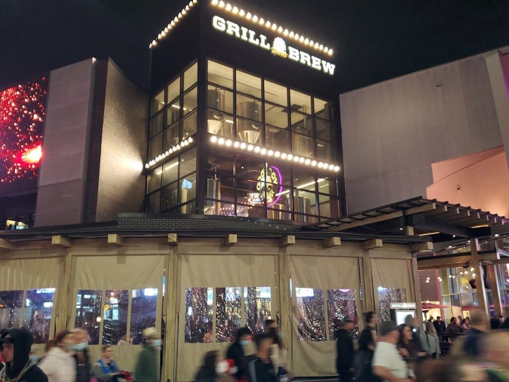 Exterior of NBC Sports Grill