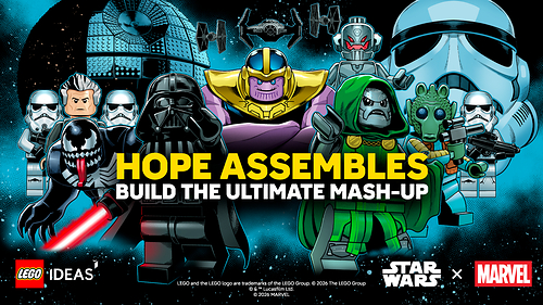 LEGO Ideas Challenge using Marvel and Star Wars