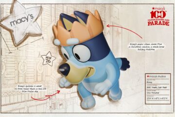 New Bluey Parade Balloon revealed for 100th Macy's Parade