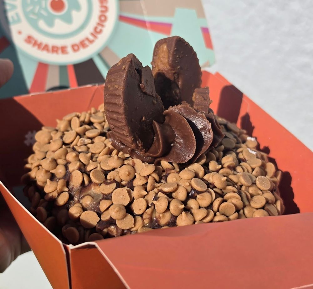 Everglazed Peanut Butter Explosion Donut