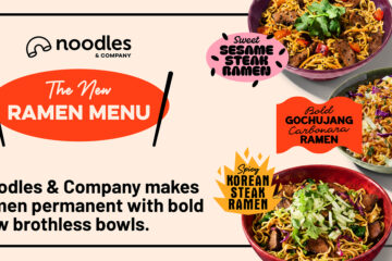 Noodles & Company Ramen menu