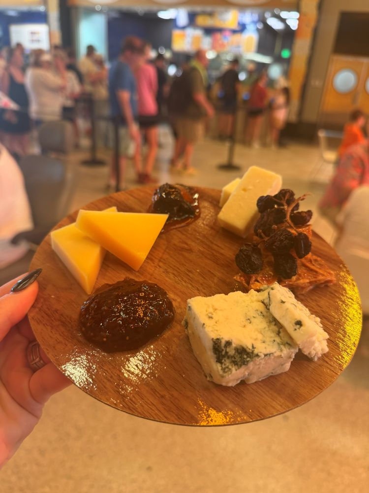 Selection of Cheeses at The Wedge Epcot