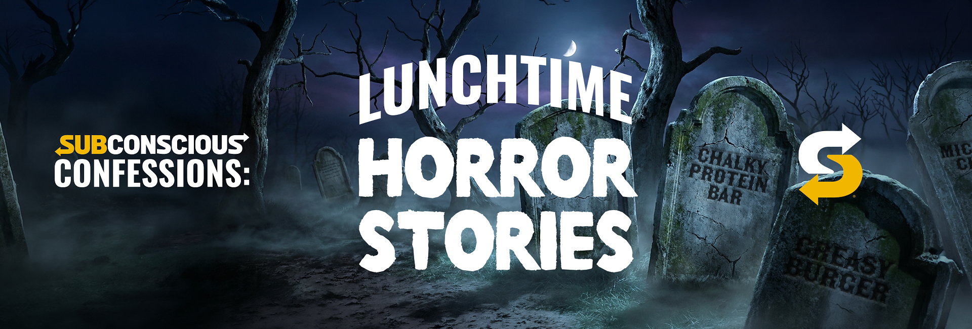 Lunchtime Horrors promotion for Subway free footlongs