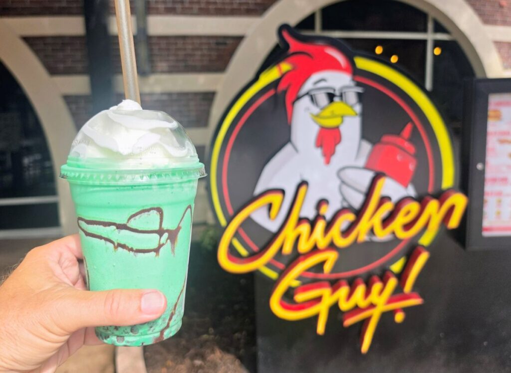 Triple Double Mint Shake Chicken Guy Disney Springs