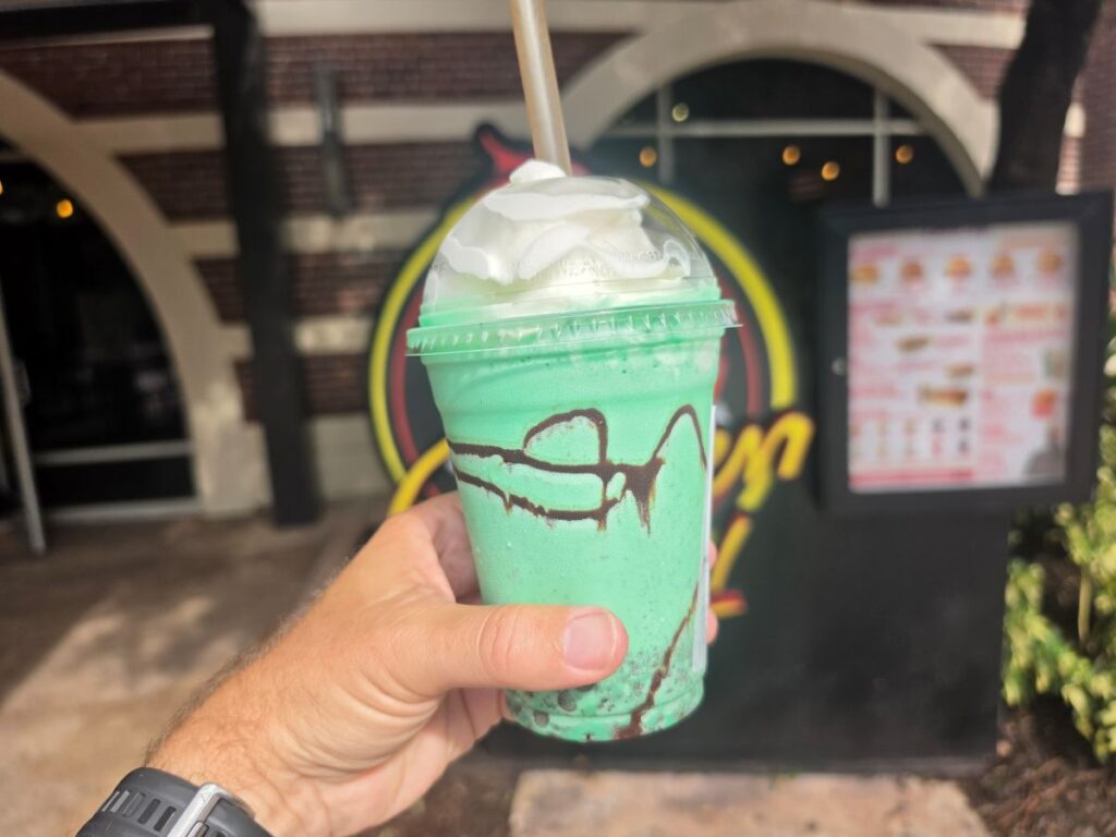 Triple Double Mint Shake Chicken Guy Disney Springs