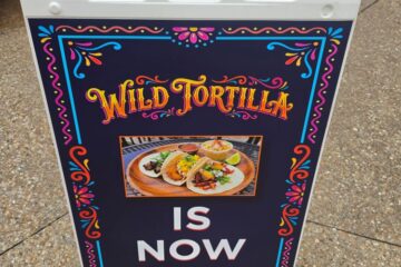The Wild Tortilla Busch Gardens Tampa sign